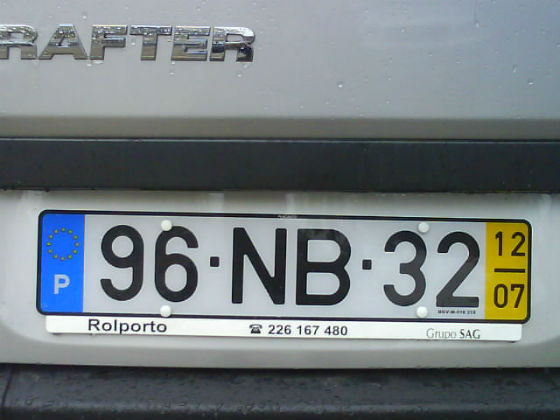 portugal number plate check