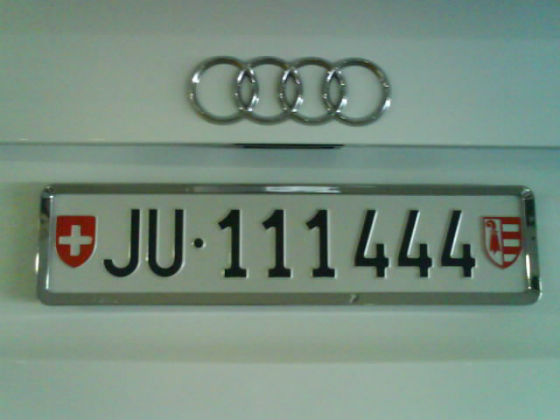 switzerland licence plate