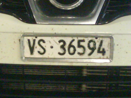 switzerland licence plate