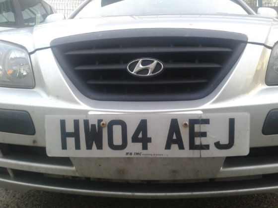 united kingdom license plate
